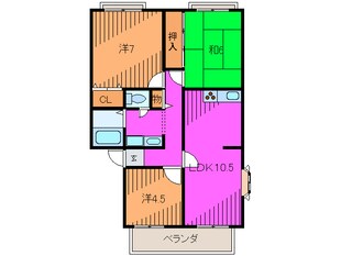 サンヴィレッジ宝塚の物件間取画像